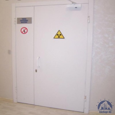 Рентгенозащитная алюминиевая дверь 1070х2080-1 мм купить в Астрахани