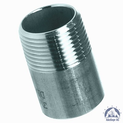 Ниппель нержавеющий Ду 15 1/2'' AISI 310S купить в Астрахани